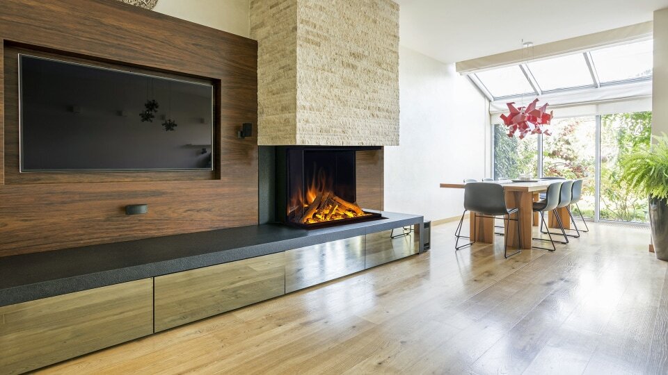 Creating the perfect media wall fireplace for your home 4