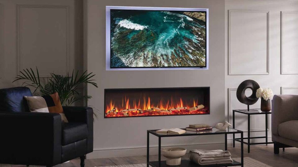 Creating the perfect media wall fireplace for your home 5