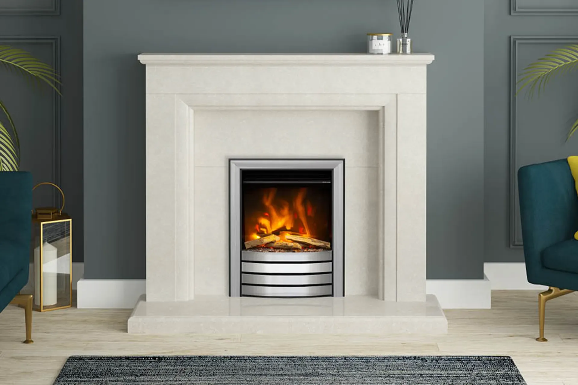 Elgin and Hall Amorina Micro Marble Fire Surround 2