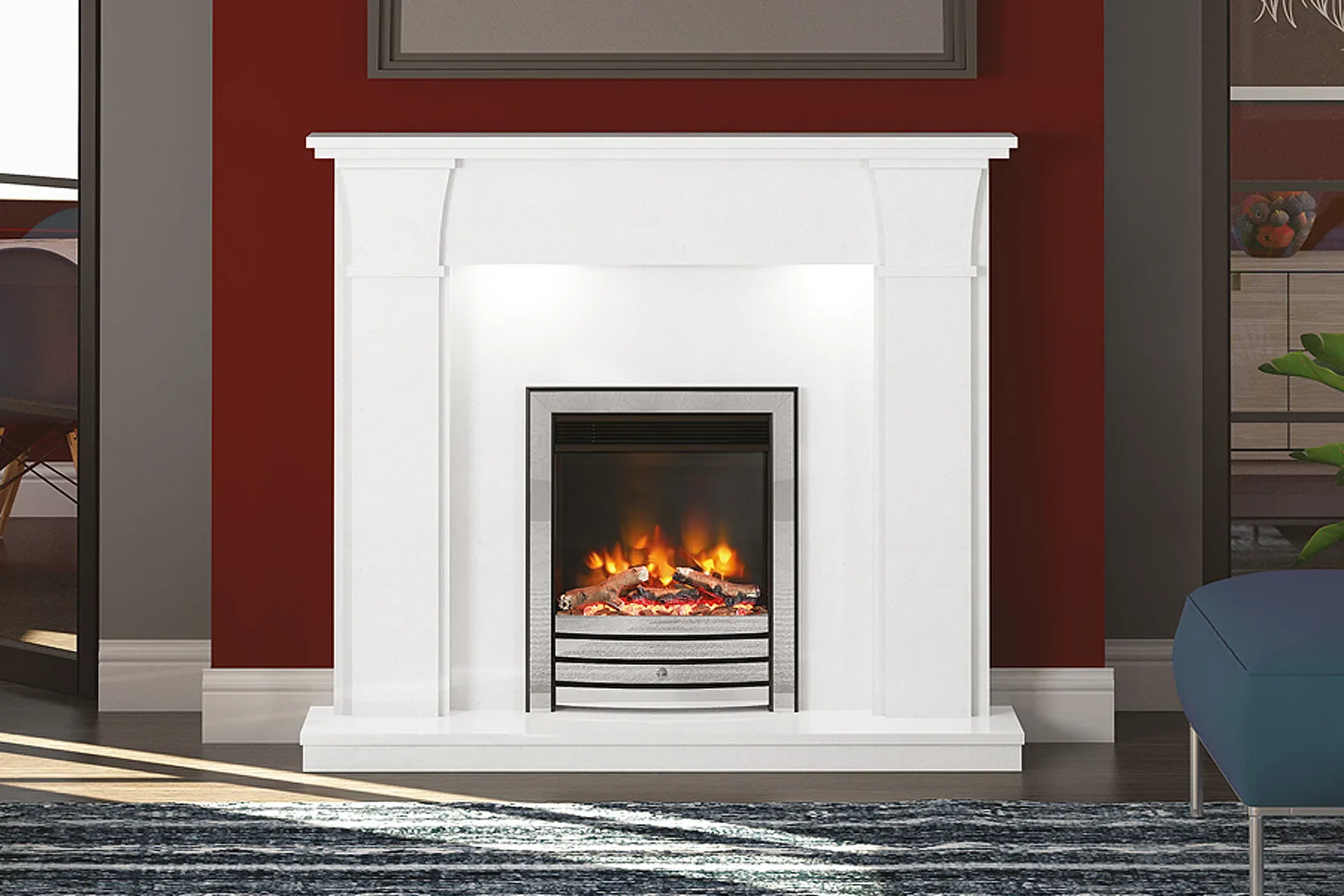 Elgin and Hall Deanswood Micro Marble Fire Surround 1