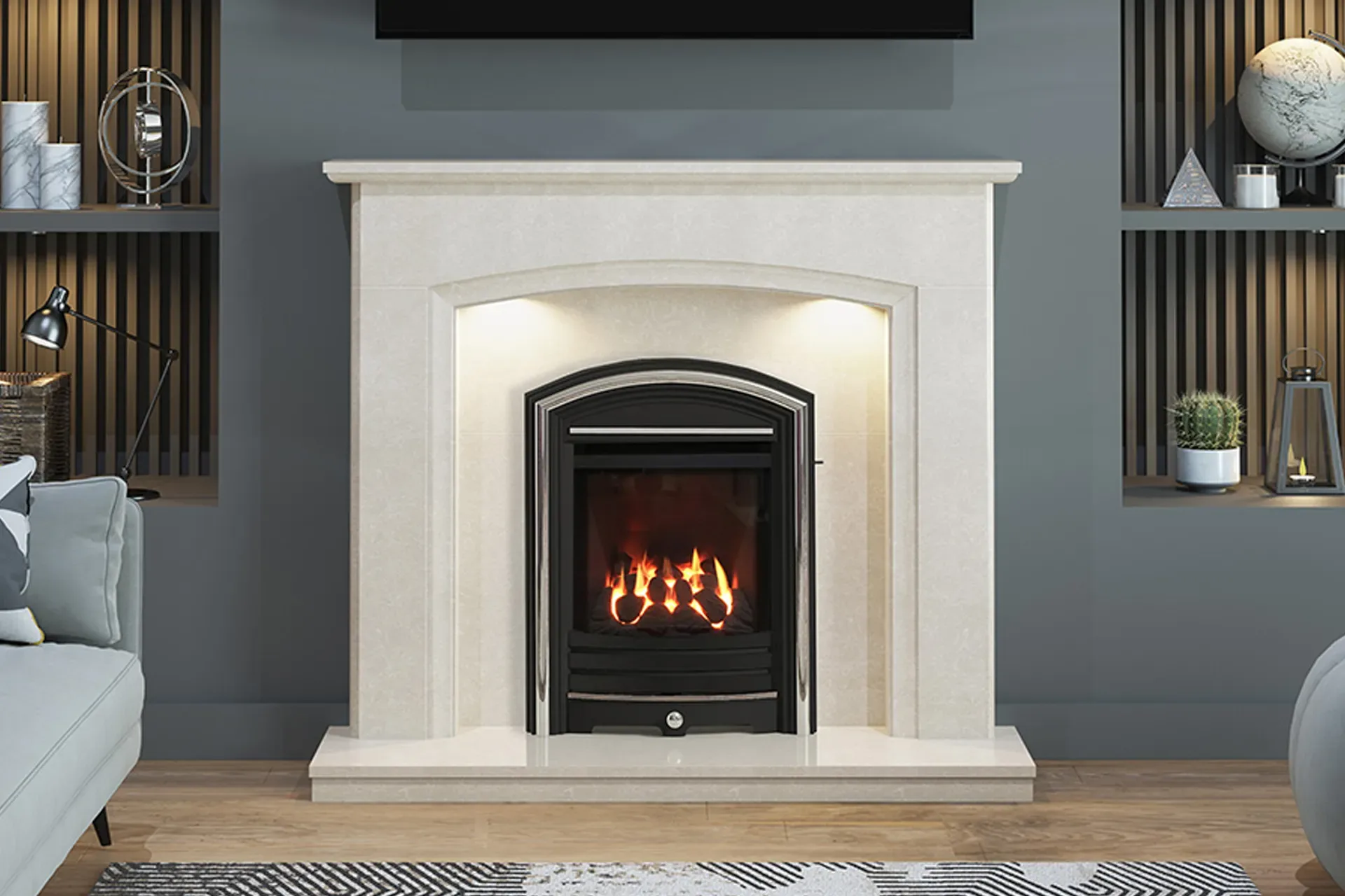 Elgin and Hall Eliana Micro Marble Fire Surround