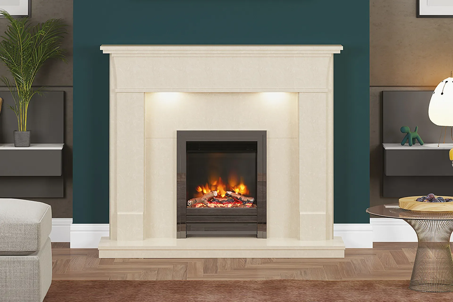 Elgin and Hall Millington Micro Marble Fire Surround 1