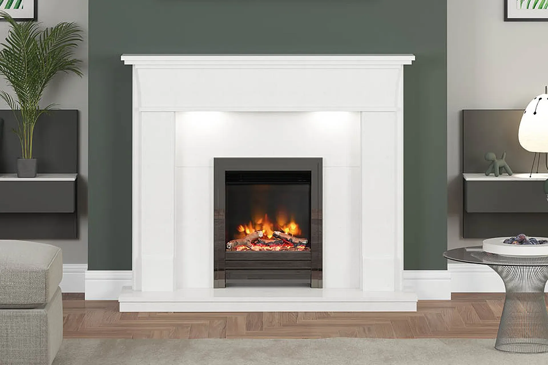 Elgin and Hall Millington Micro Marble Fire Surround 2