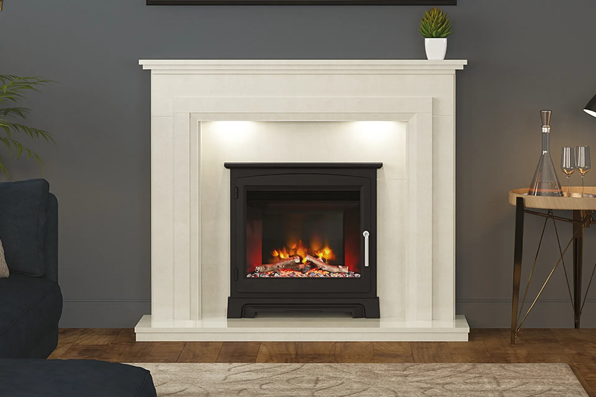 Elgin and Hall Newburgh Micro Marble Surround 1