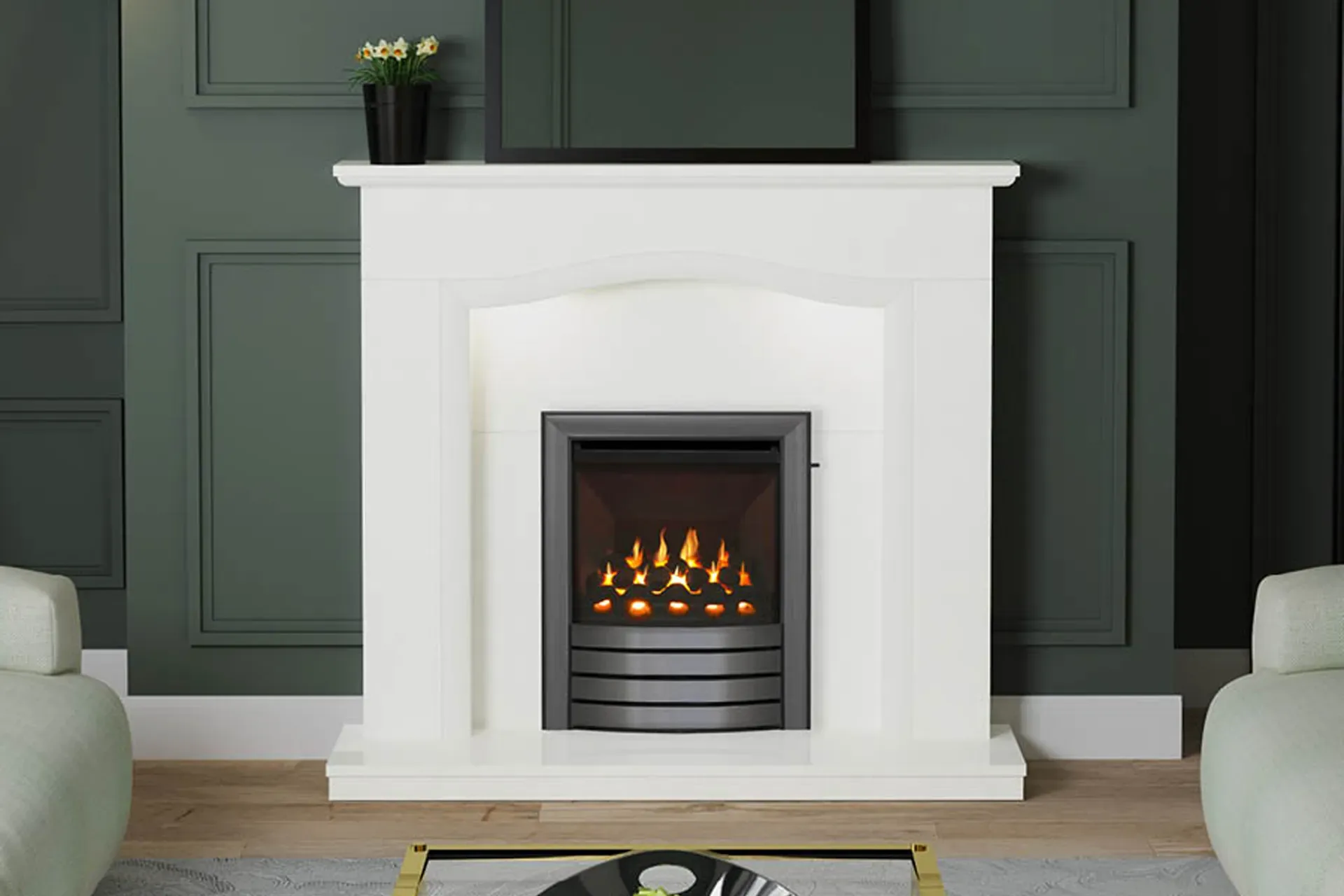 Elgin and Hall Sophia Micro Marble Fire Surround