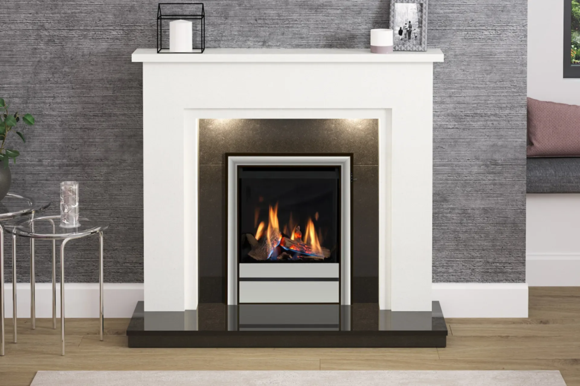 Elgin and Hall Timara Micro Marble Fire Surround