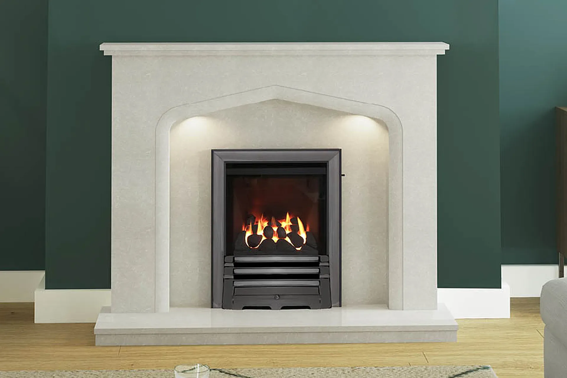 Elgin and Hall Verdena Micro Marble Fire Surround 2