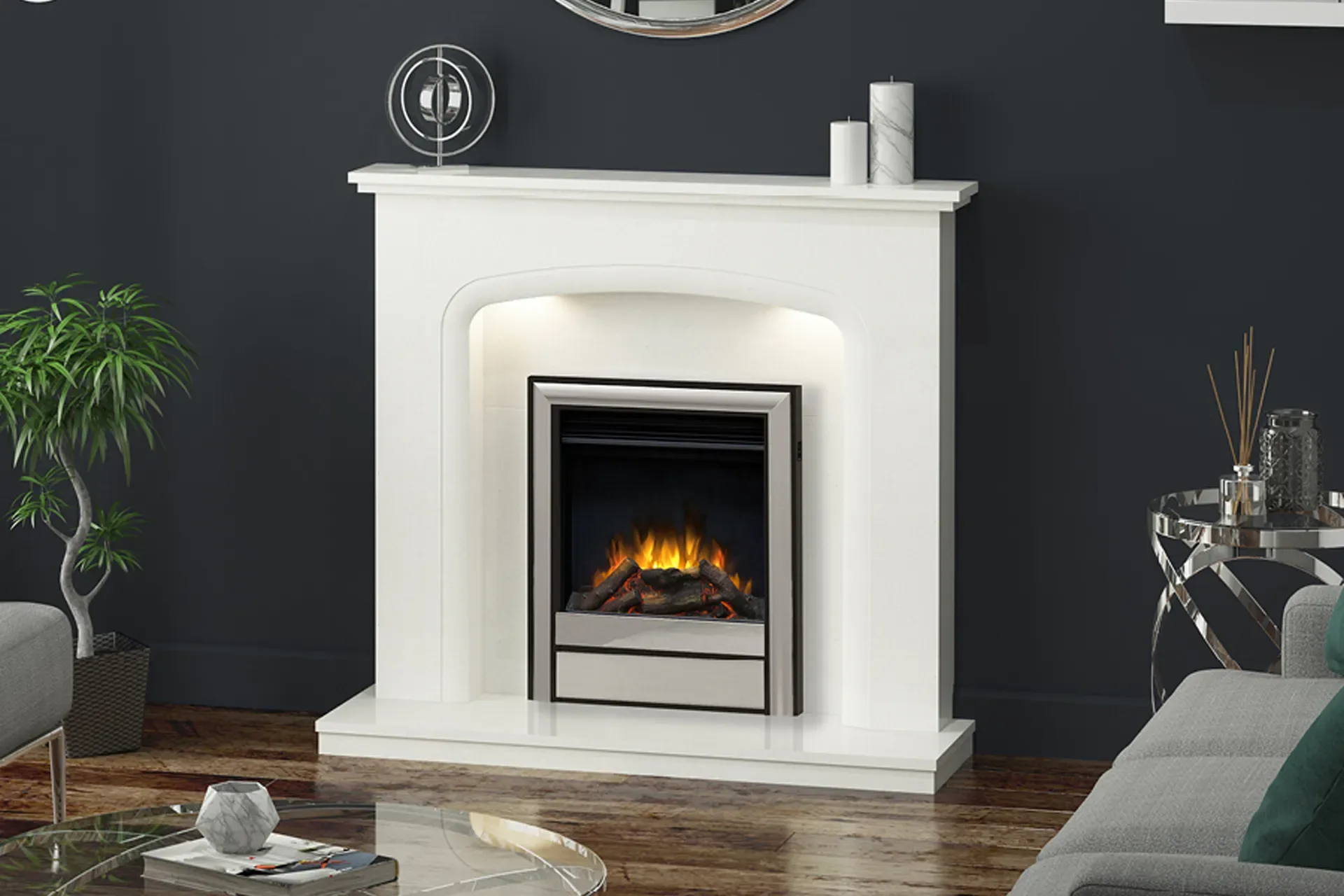 Elgin and Hall Viena Micro Marble Fire Surround 1
