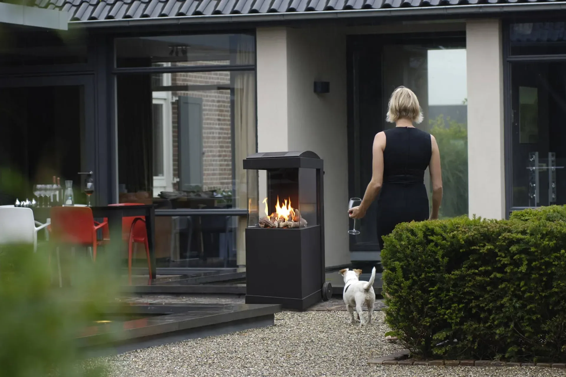 The BUZZ Outdoor Gas Fire