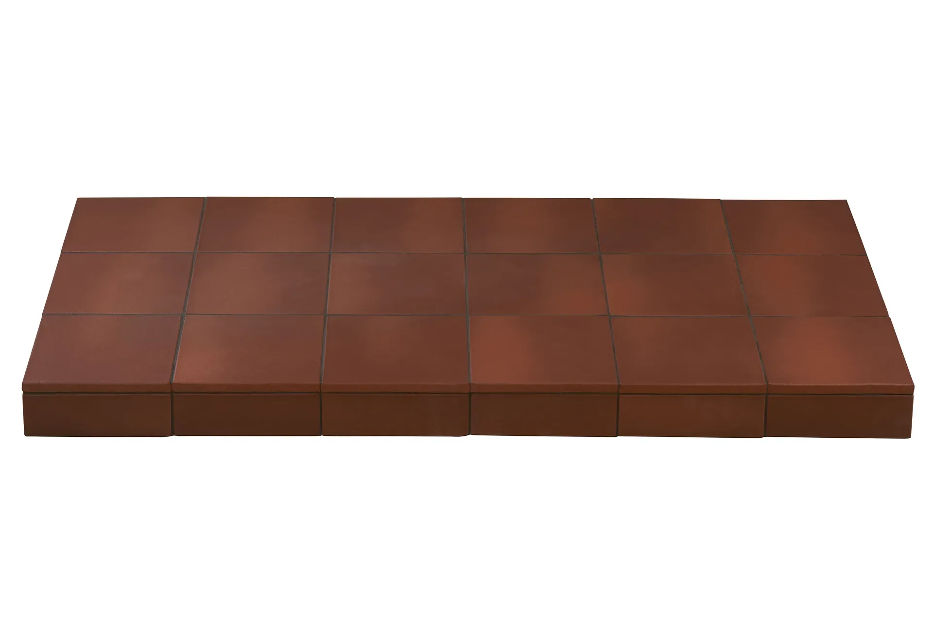 Red Quarry Tiled Hearth