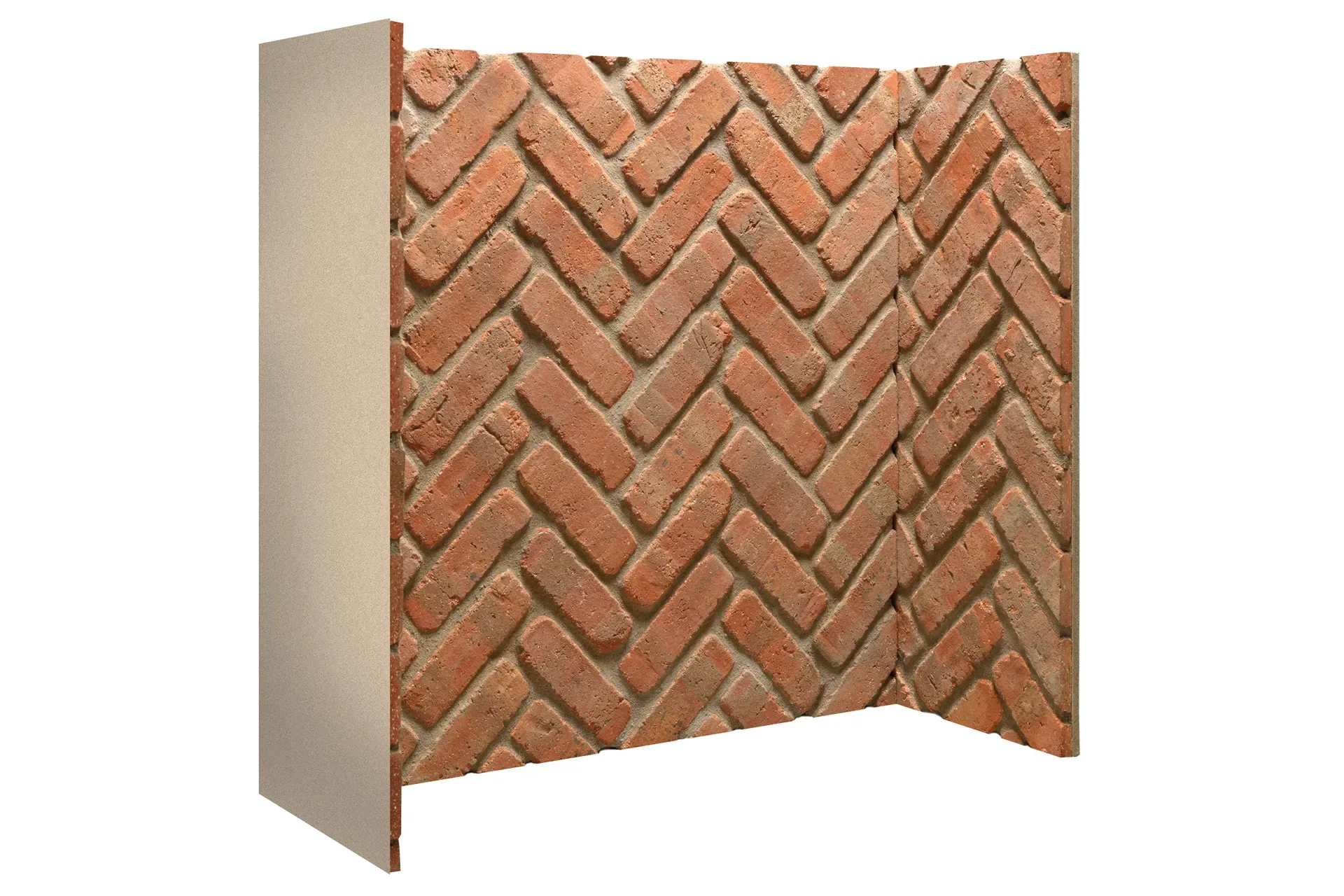 The Gallery Collection RUSTIC HERRINGBONE BRICK Chamber