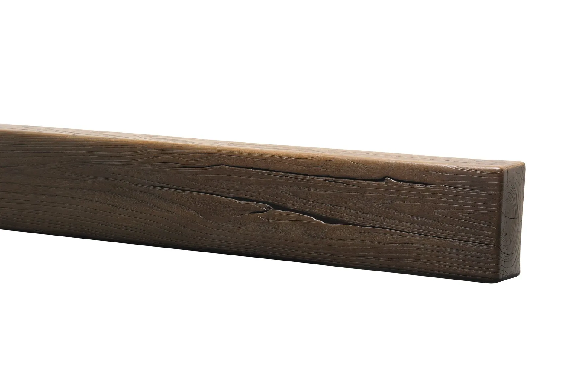 The gallery collection fireplace beam dark oak