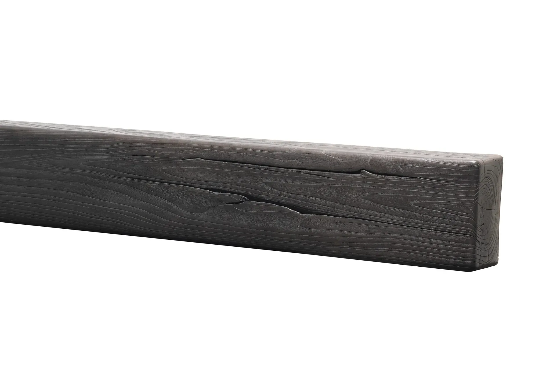 The gallery collection fireplace beam grey oak
