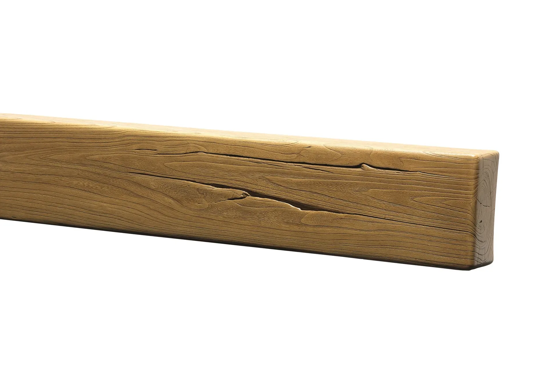 The gallery collection fireplace beam light oak
