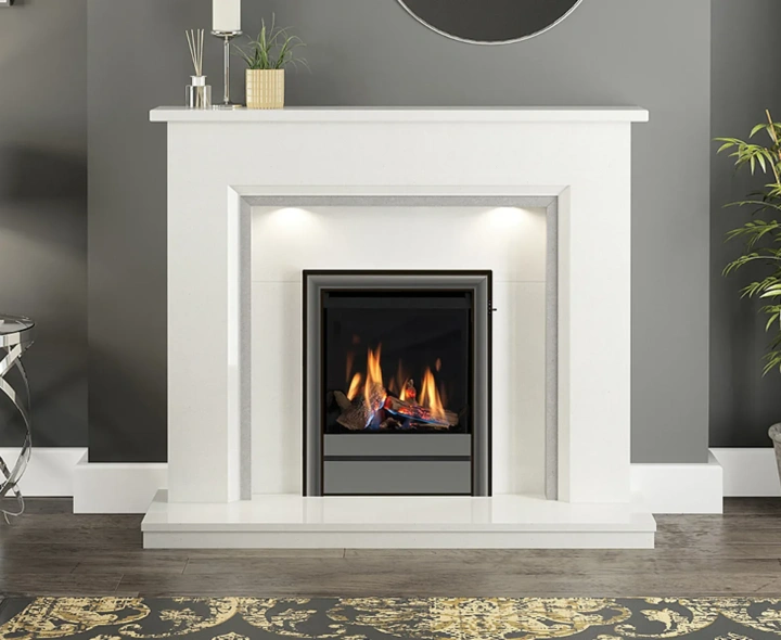 Elgin and Hall Mosello Micro Marble Fire Surround