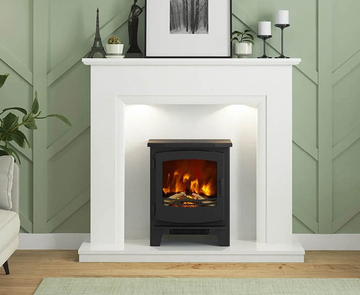 Elgin and Hall Roesia Micro Marble Fire Surround 1